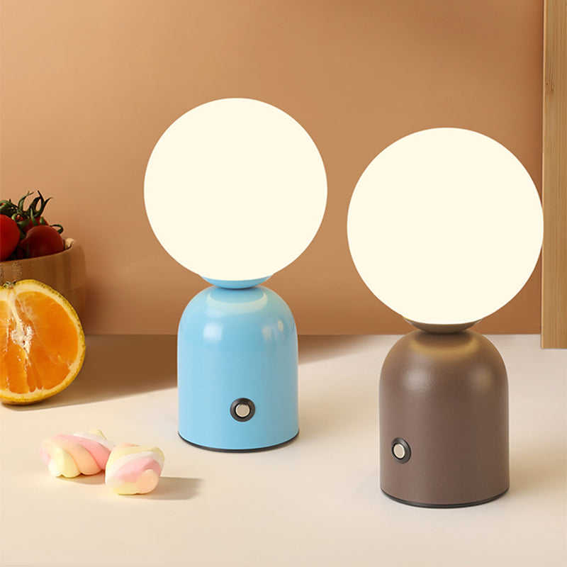 Scandinavian Round Orb LED Table Lamp