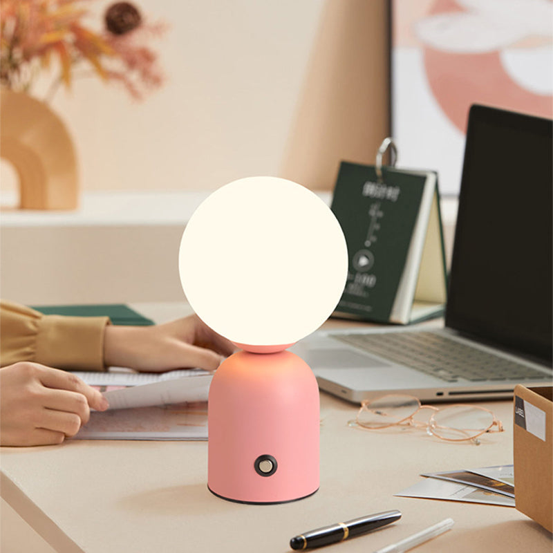 Scandinavian Round Orb LED Table Lamp