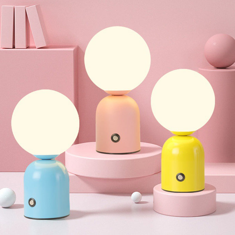 Scandinavian Round Orb LED Table Lamp