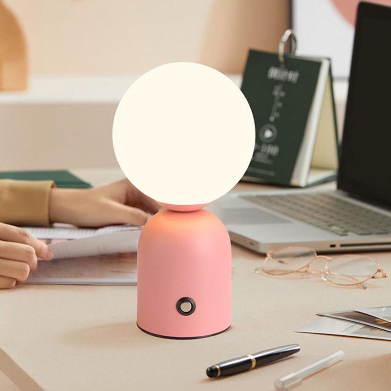 Scandinavian Round Orb LED Table Lamp