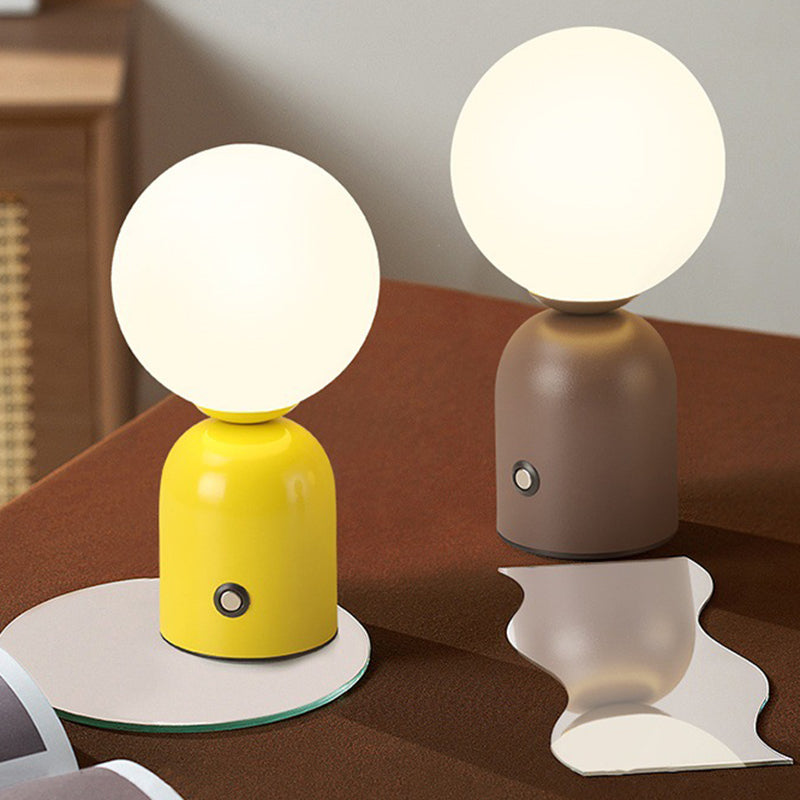 Scandinavian Round Orb LED Table Lamp