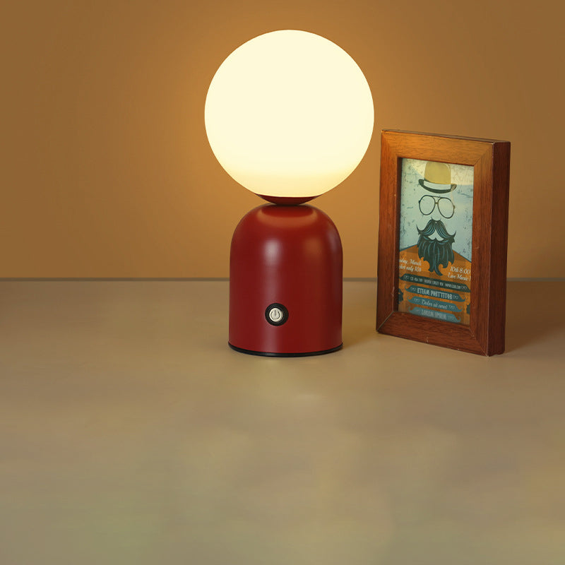 Scandinavian Round Orb LED Table Lamp