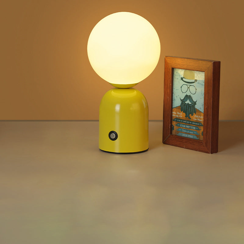 Scandinavian Round Orb LED Table Lamp