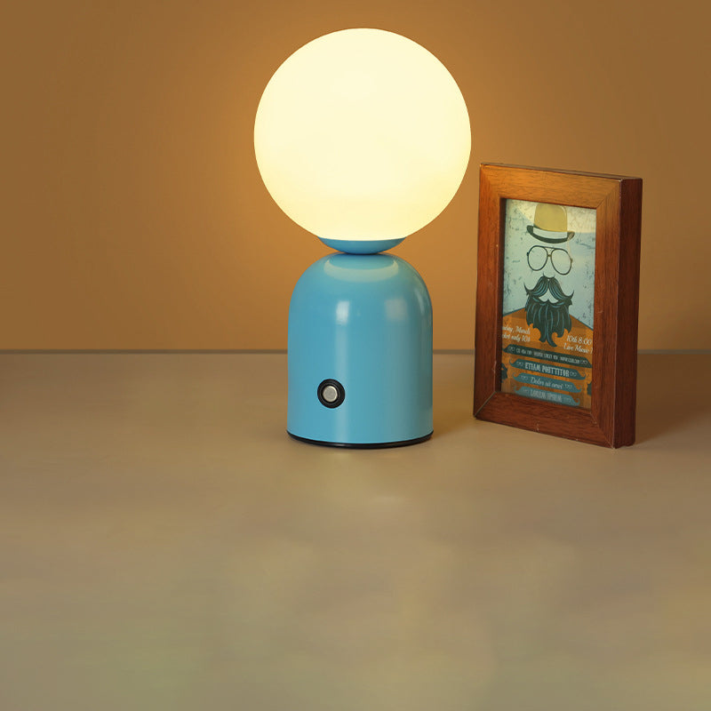 Scandinavian Round Orb LED Table Lamp