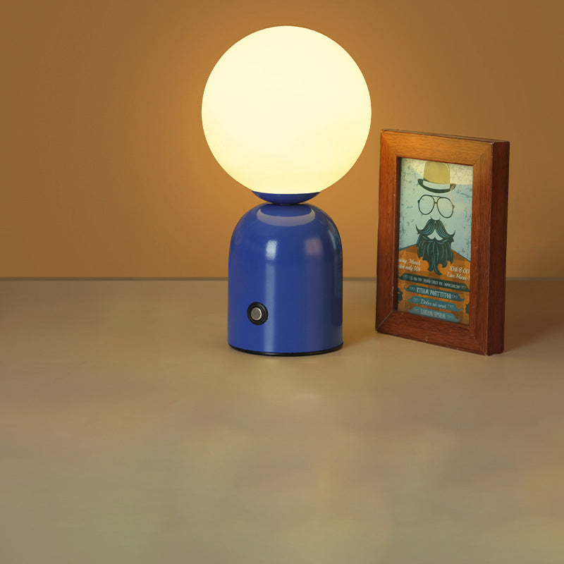 Scandinavian Round Orb LED Table Lamp