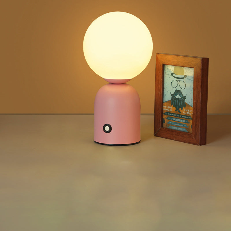 Scandinavian Round Orb LED Table Lamp