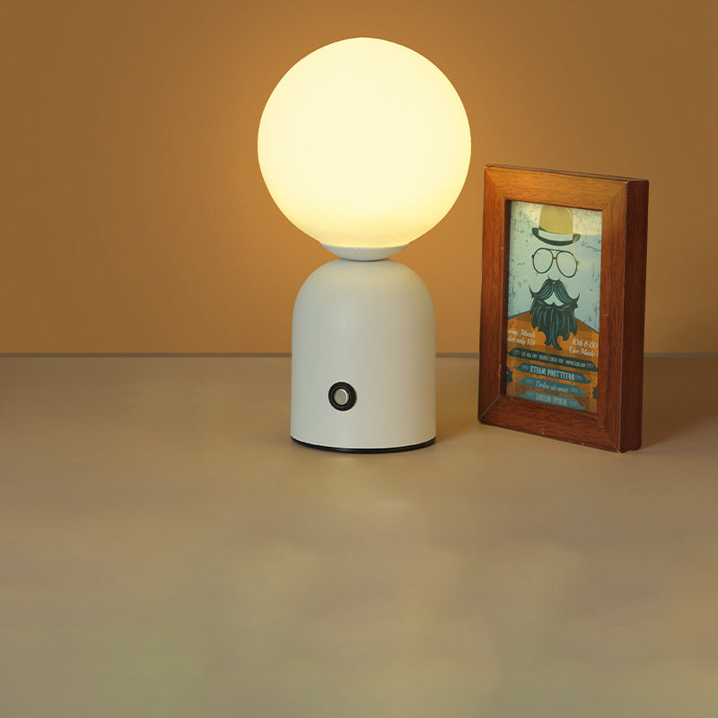 Scandinavian Round Orb LED Table Lamp