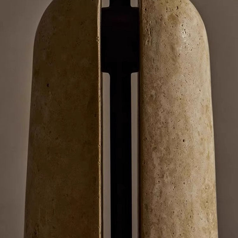 Japanese Marble Mushroom Table Lamp