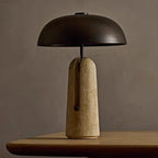 Japanese Marble Mushroom Table Lamp
