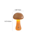 Wood Mushroom LED Night Light