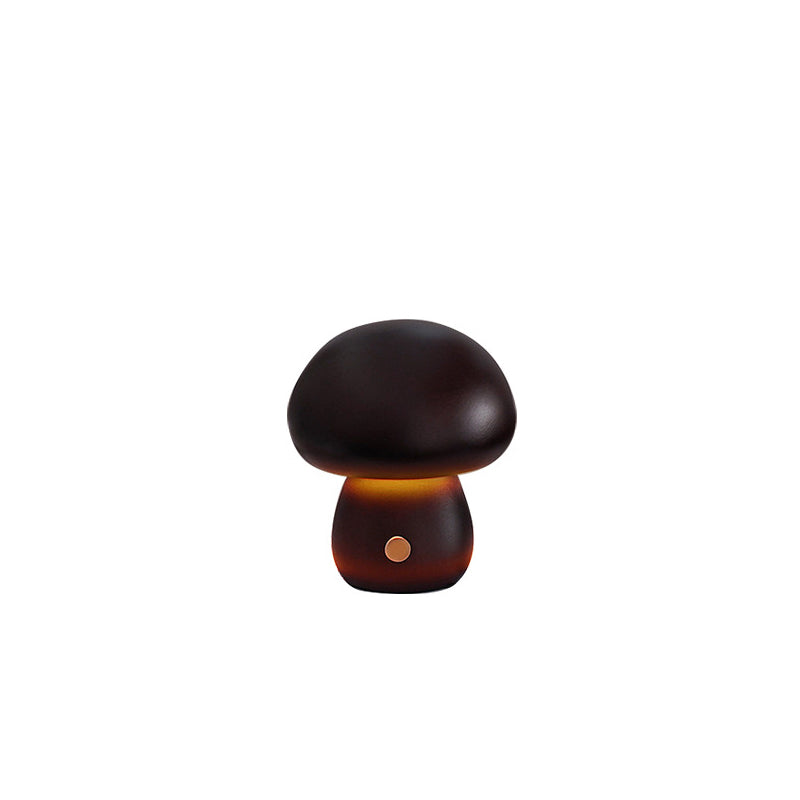 Wood Mushroom LED Night Light
