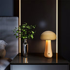 Wood Mushroom LED Night Light