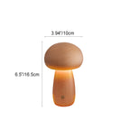 Wood Mushroom LED Night Light