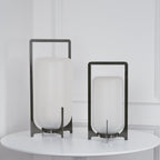 Steel Twilight Lantern Table Light