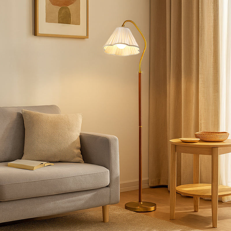 Japanese Flower Floor Lamp