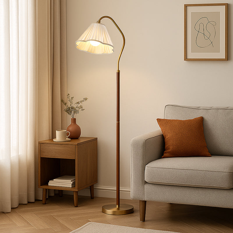 Japanese Flower Floor Lamp