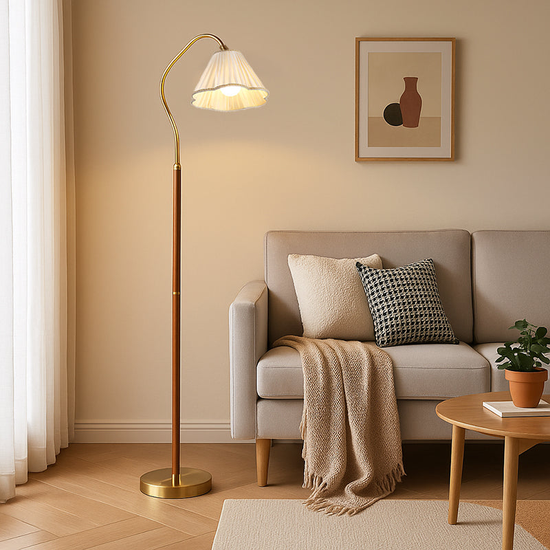Japanese Flower Floor Lamp