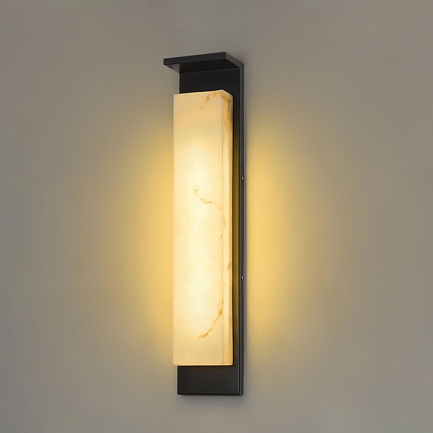 Delaney Alabaster Outdoor Wall Light