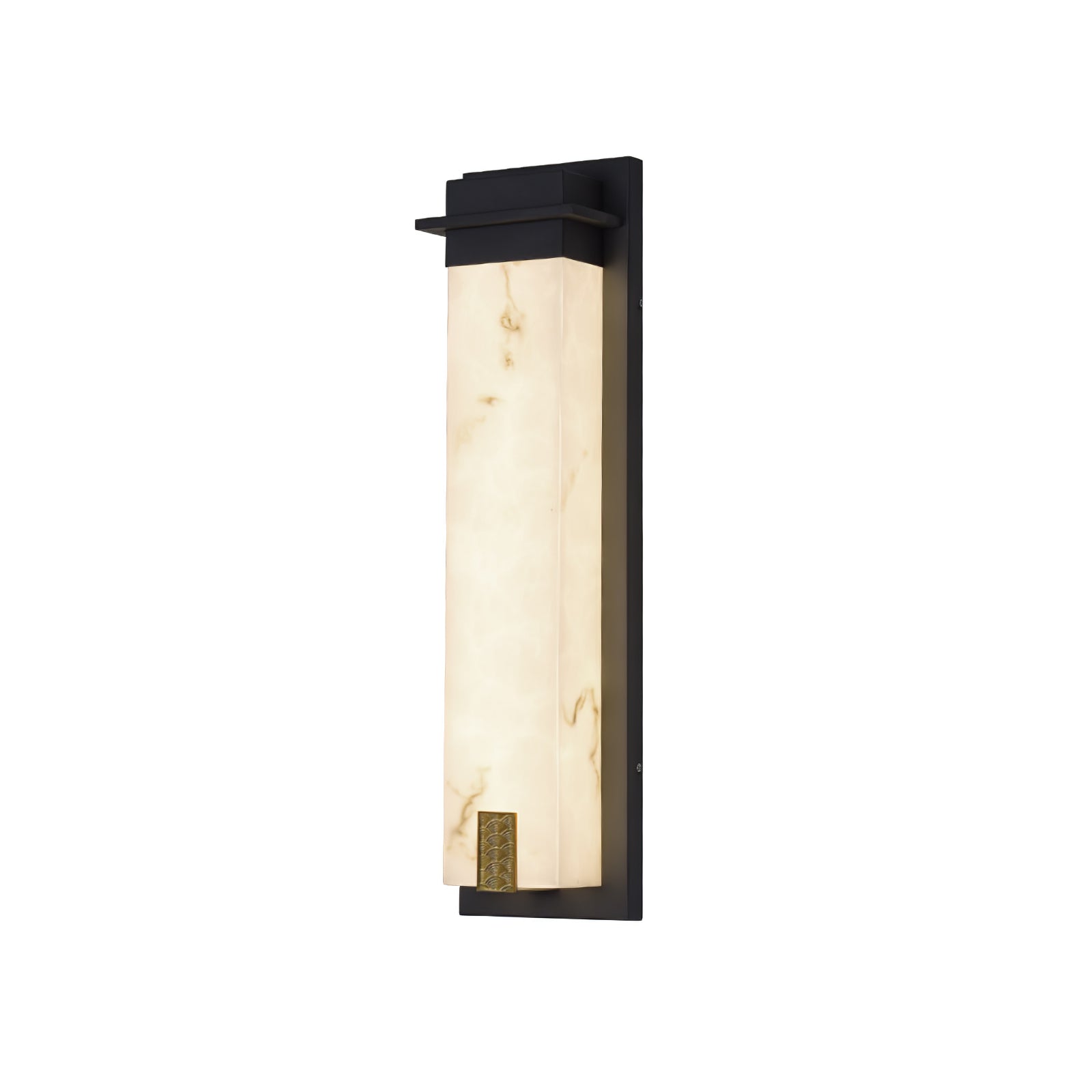 Delaney Alabaster Outdoor Wall Light