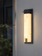 Delaney Alabaster Outdoor Wall Light