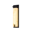 Delaney Alabaster Outdoor Wall Light