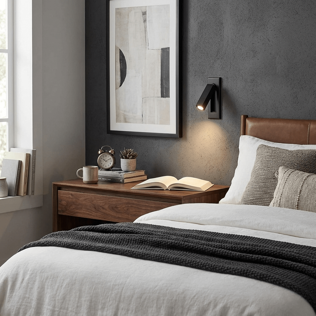 Embedded Bedside Sconce