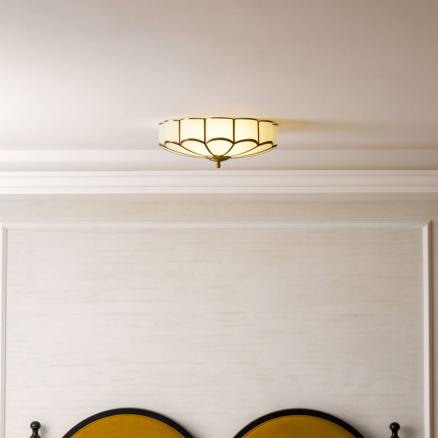 Flower Shape Glass Ceiling Light
