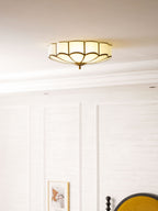 Flower Shape Glass Ceiling Light