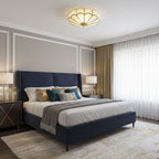Flower Shape Glass Ceiling Light