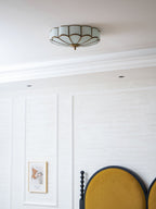 Flower Shape Glass Ceiling Light