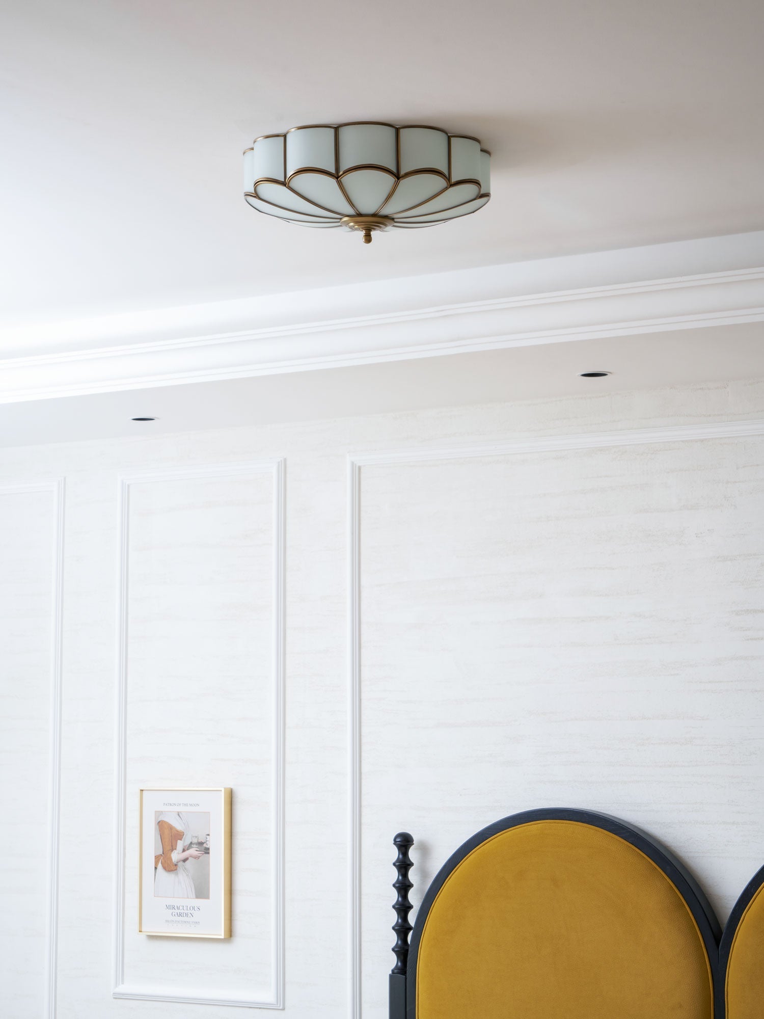 Flower Shape Glass Ceiling Light