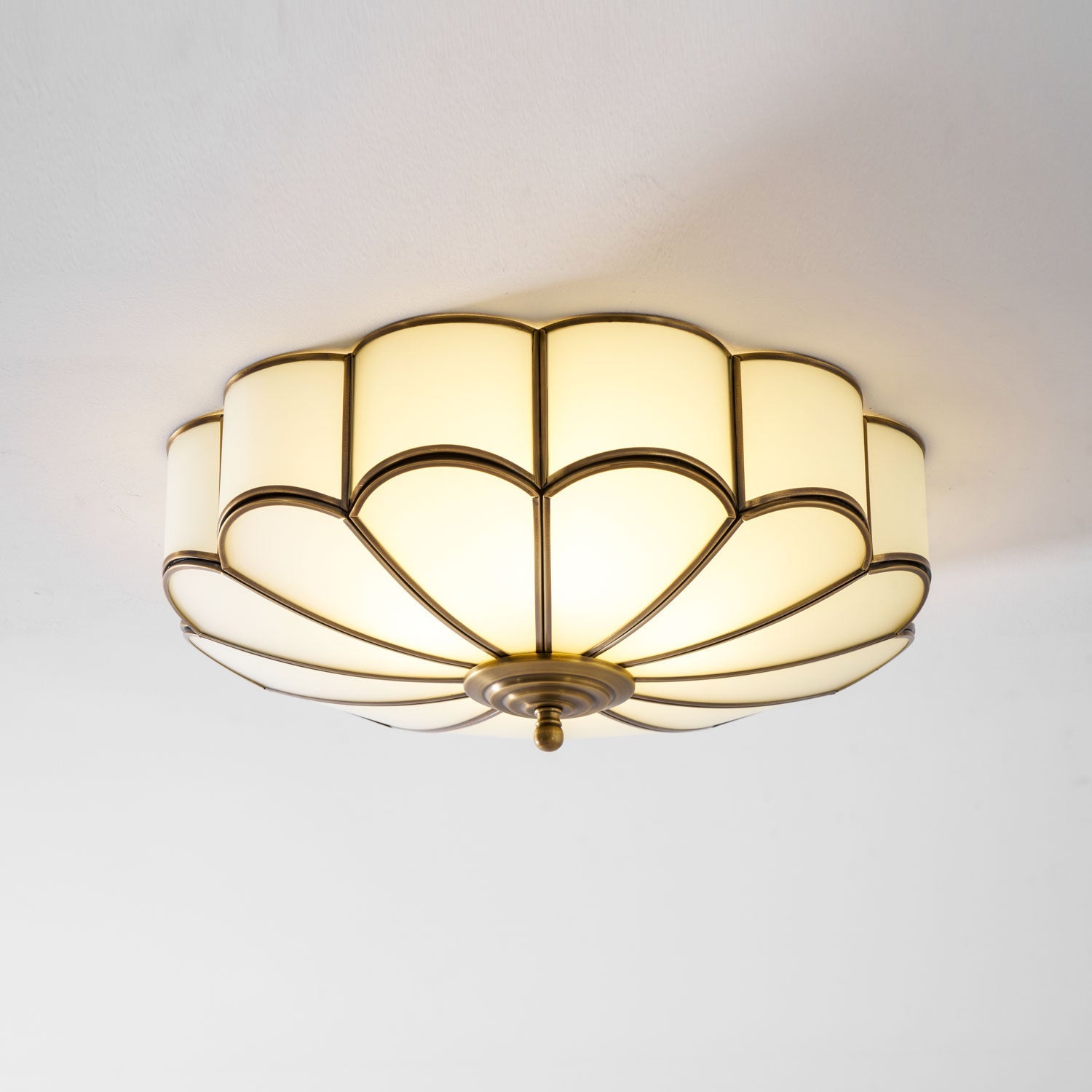 Flower Shape Glass Ceiling Light