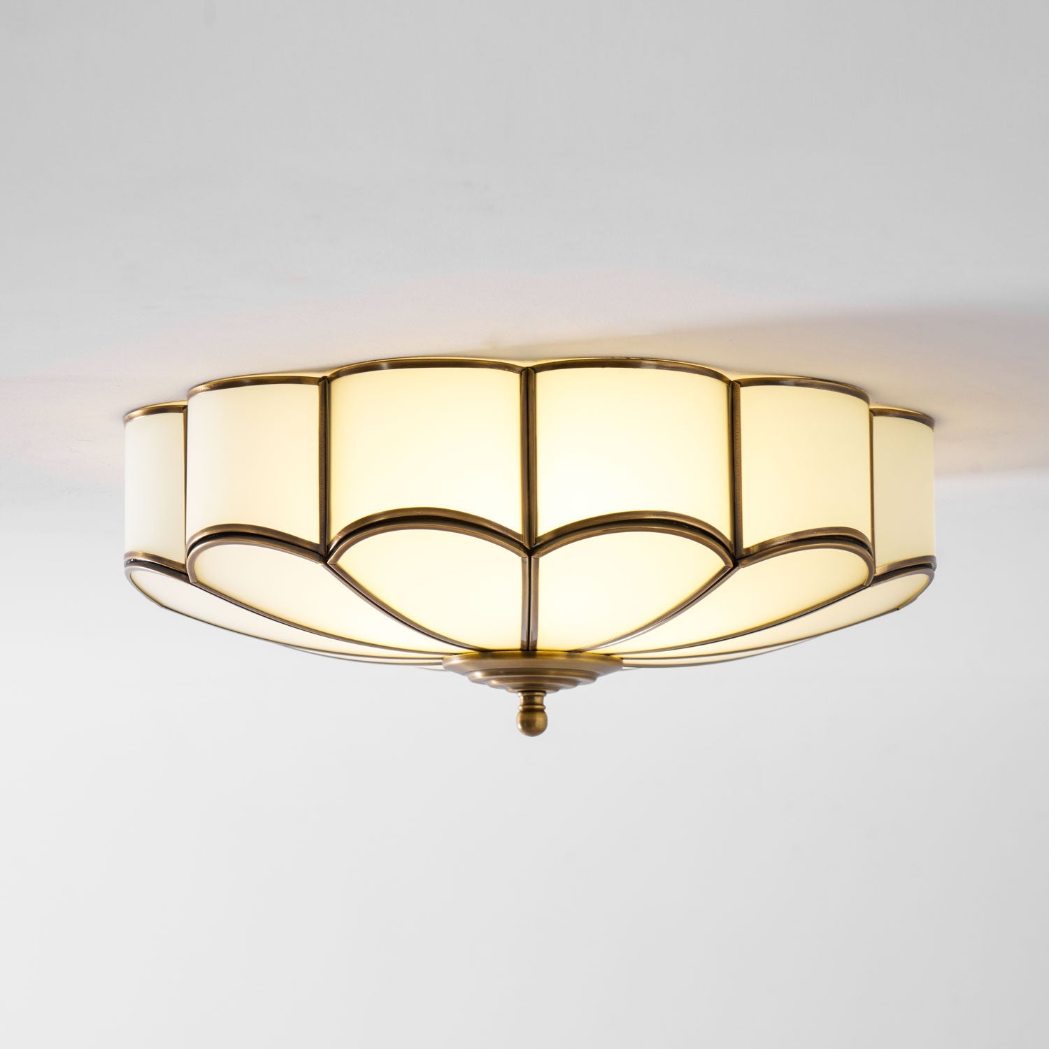 Flower Shape Glass Ceiling Light