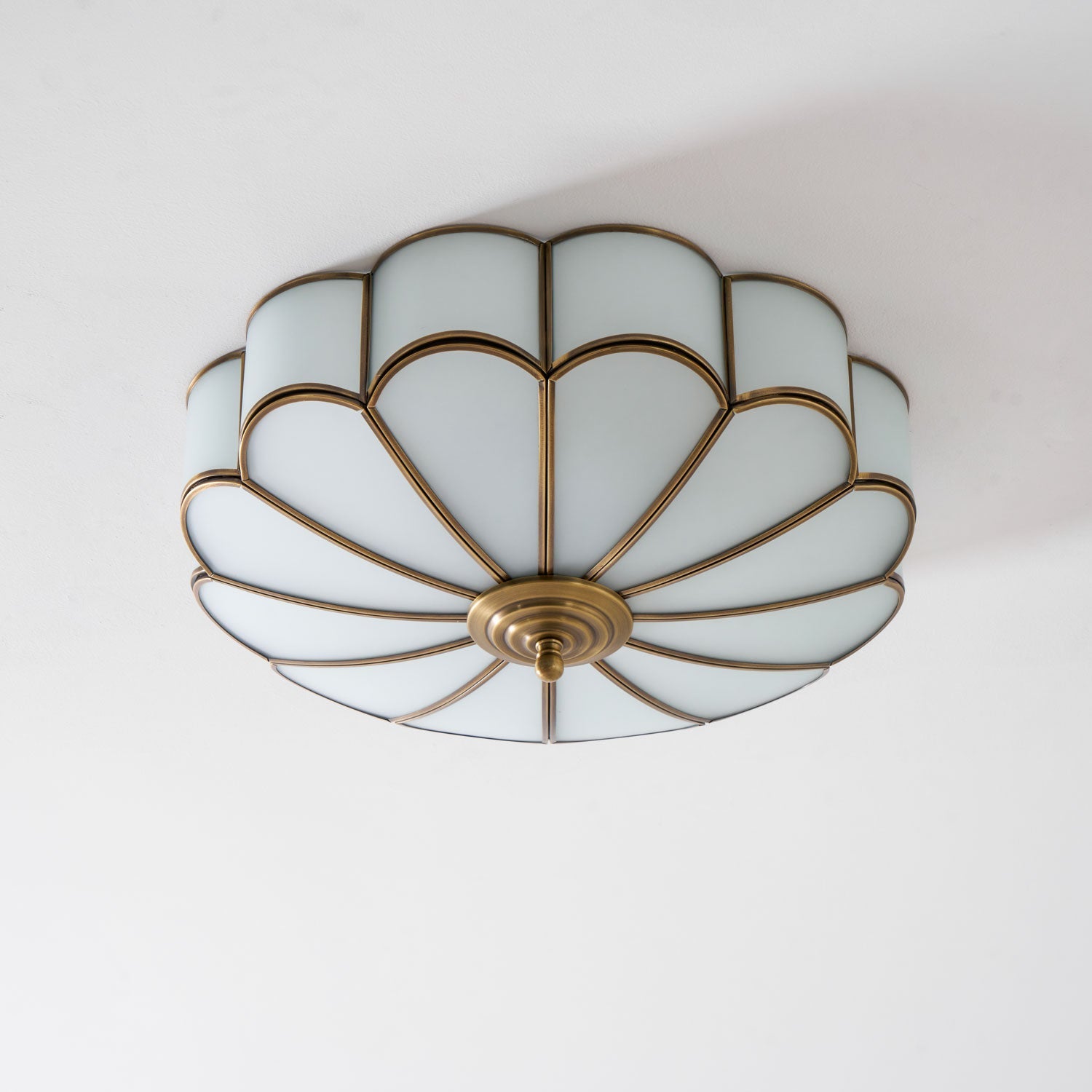 Flower Shape Glass Ceiling Light