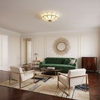 Flower Shape Glass Ceiling Light