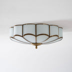 Flower Shape Glass Ceiling Light