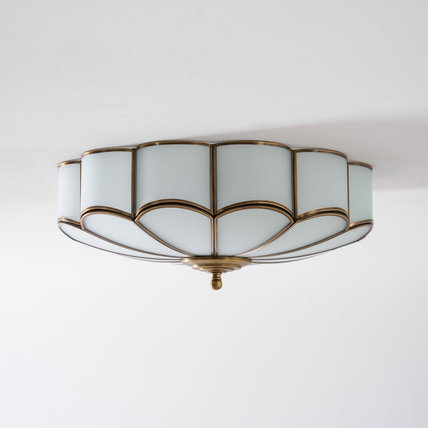 Flower Shape Glass Ceiling Light