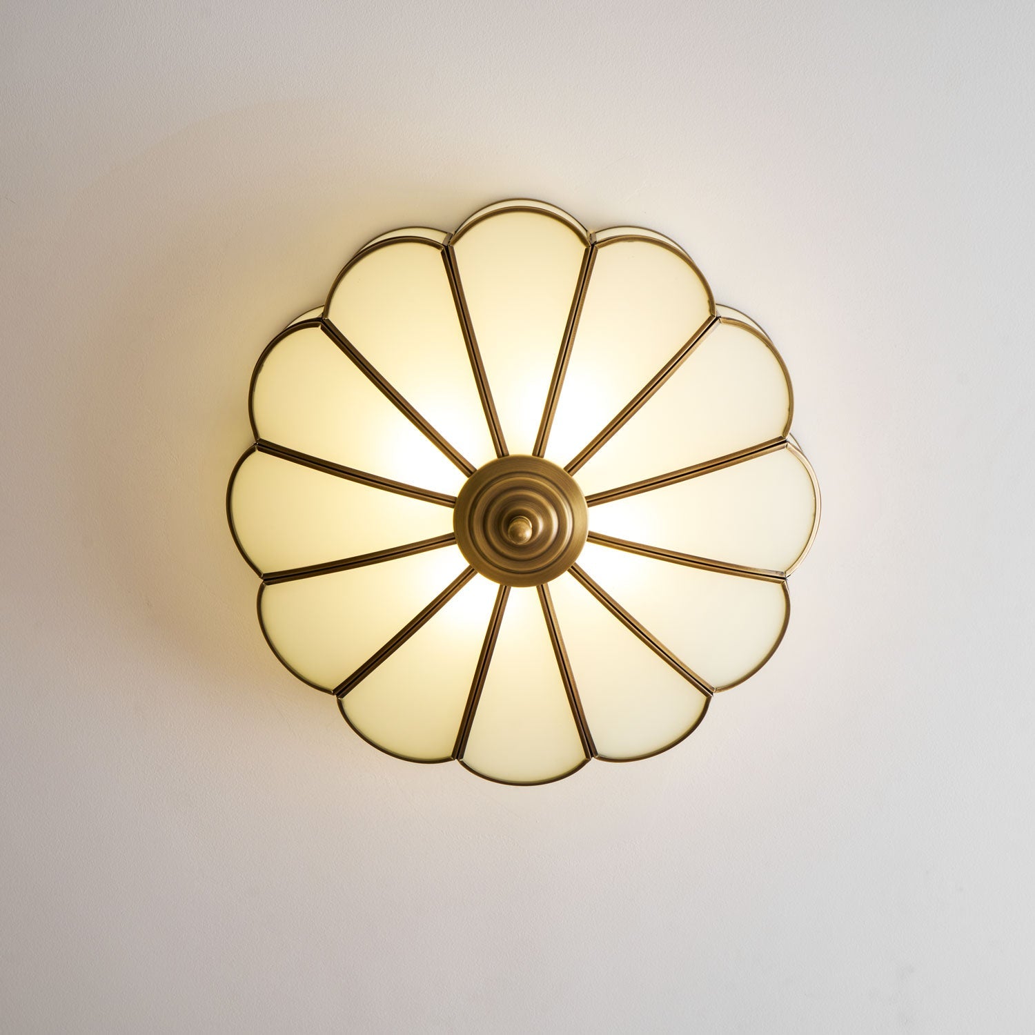 Flower Shape Glass Ceiling Light
