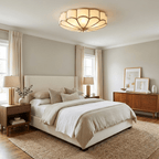 Flower Shape Glass Ceiling Light