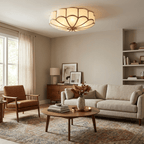 Flower Shape Glass Ceiling Light