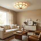 Flower Shape Glass Ceiling Light