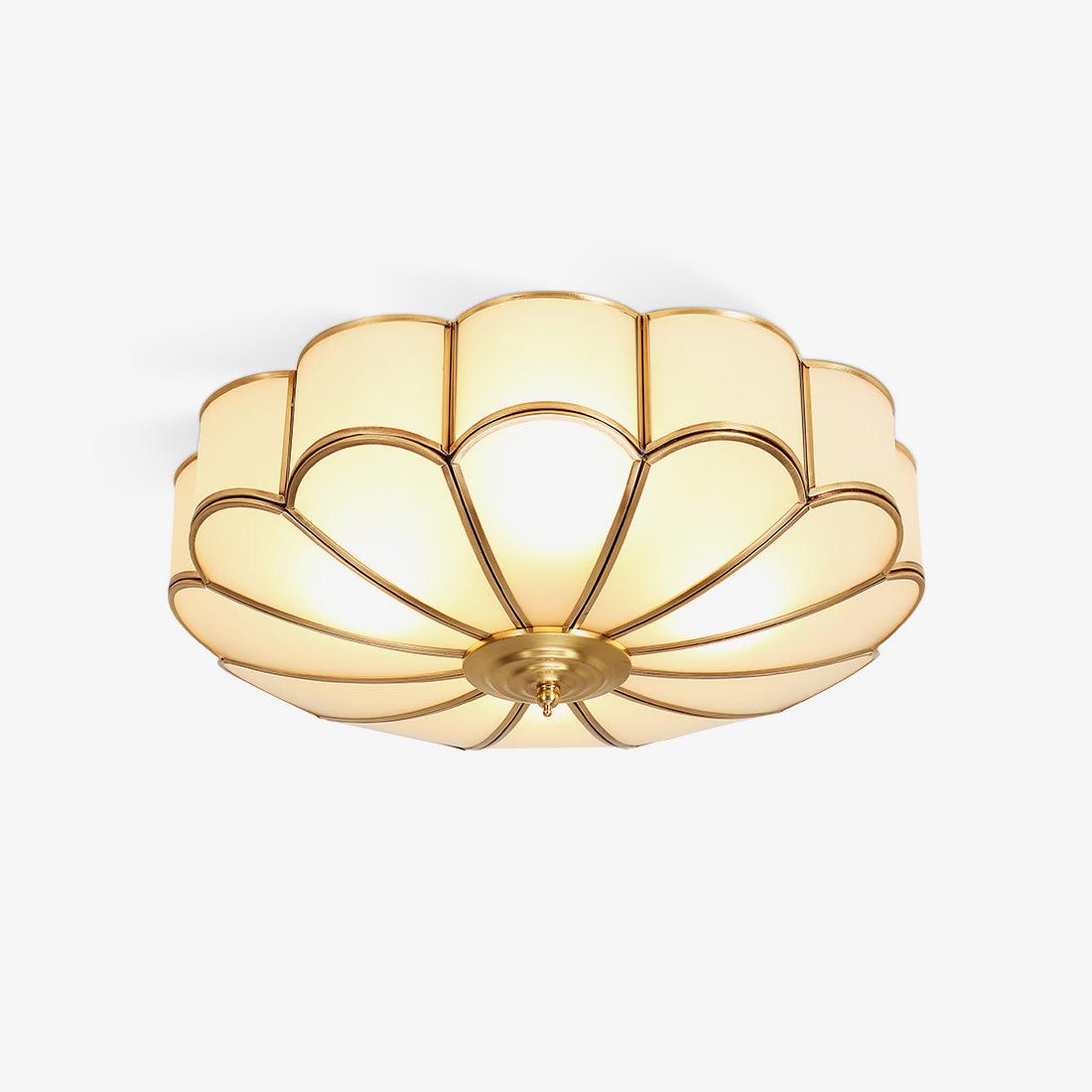 Flower Shape Glass Ceiling Light