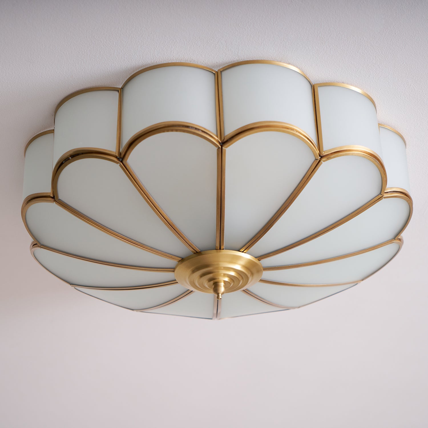 Flower Shape Glass Ceiling Light