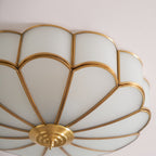 Flower Shape Glass Ceiling Light