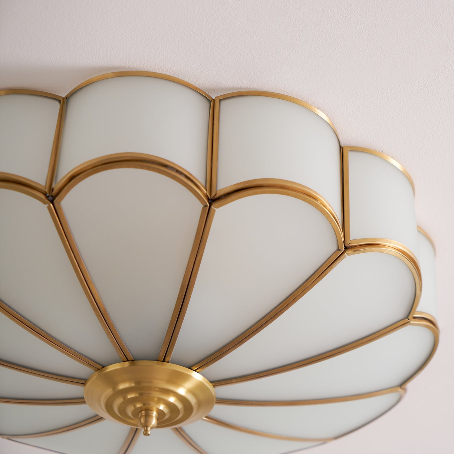 Flower Shape Glass Ceiling Light