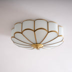Flower Shape Glass Ceiling Light