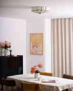 Flower Shape Glass Ceiling Light