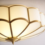 Flower Shape Glass Ceiling Light