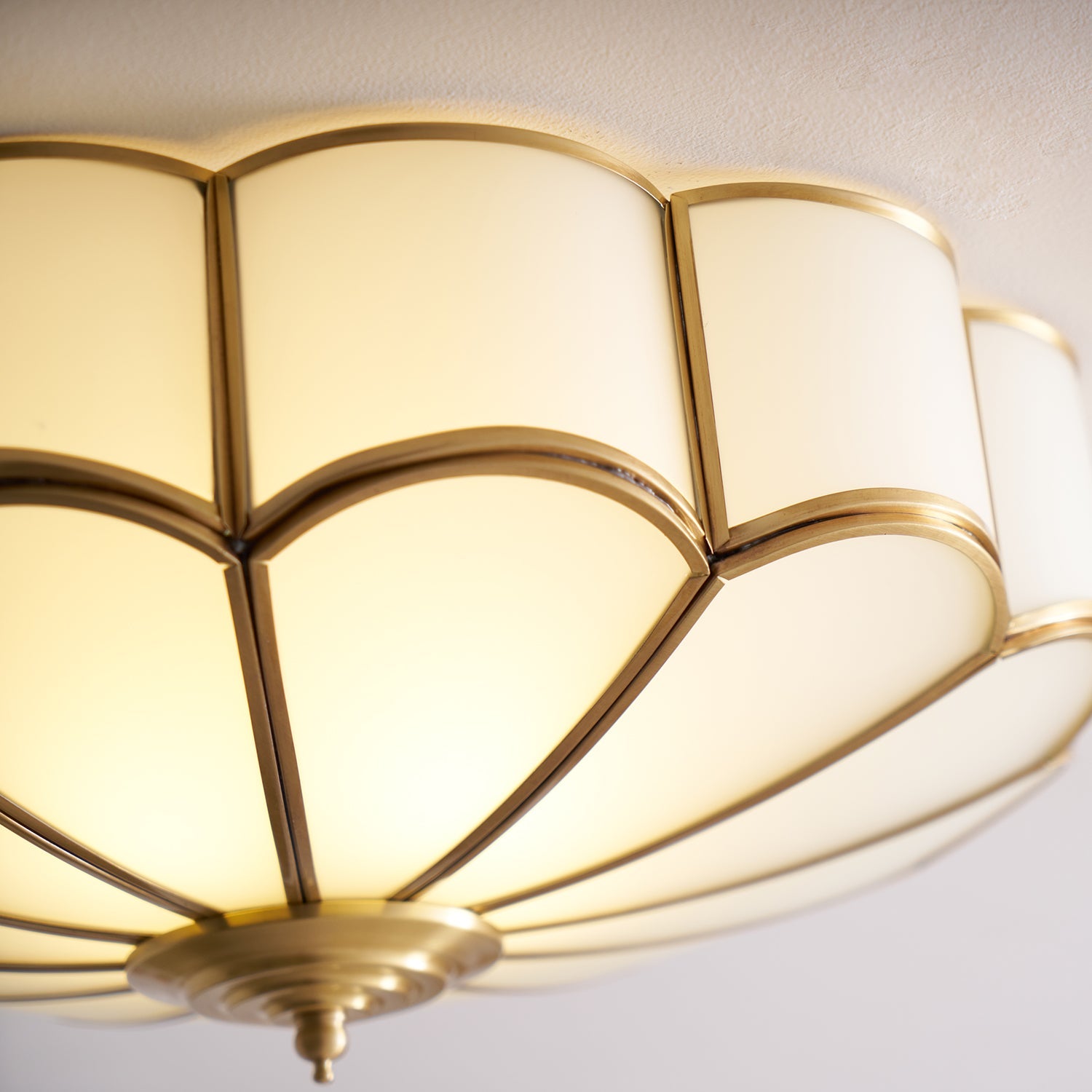 Flower Shape Glass Ceiling Light