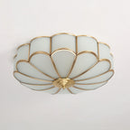 Flower Shape Glass Ceiling Light